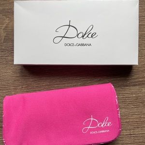 Dolce & Gabbana pink pouch authentic